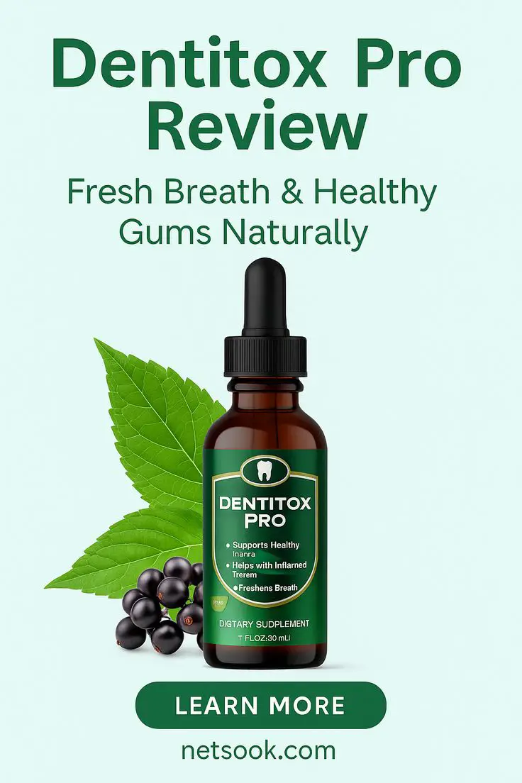 Dentitox Pro Review (2025): Natural Support for Teeth & Gums Pinterest image